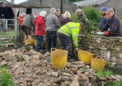 Burnedge Bent Farm, Grasscroft. Walling Practice Meet 8th June 2025